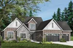Traditional House Plan Front Photo 01 - Courtney Manor Luxury Home 032D-0242 - Search House Plans and More