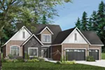 Tudor House Plan Front Photo 02 - Courtney Manor Luxury Home 032D-0242 - Search House Plans and More