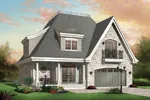 Country House Plan Front Photo 01 - Seven Springs European Home 032D-0250 - Shop House Plans and More