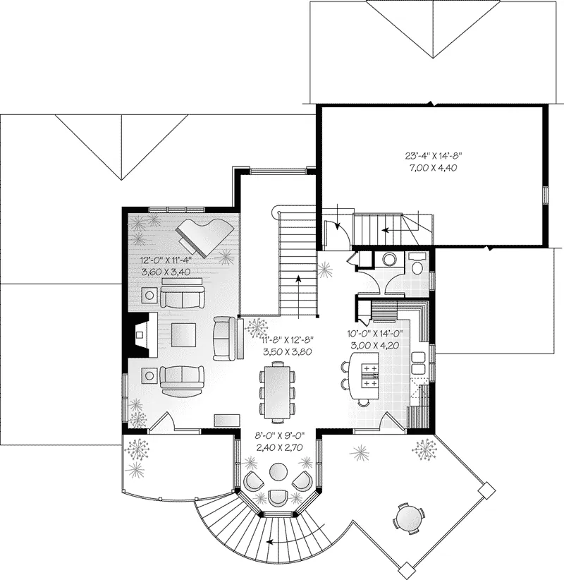 Craftsman House Plan Second Floor - Alexis Park Victorian Home 032D-0258 - Search House Plans and More