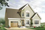Front Image - Fallston Arts And Crafts Home 032D-0259 - Search House Plans and More