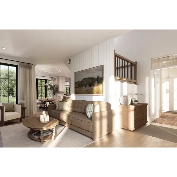 Acadian House Plan Great Room Photo 02 - Dunbridge Country Home 032D-0260 - Search House Plans and More