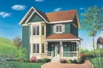 Front Photo 01 - Arlington Pier Craftsman Home 032D-0271 - Search House Plans and More