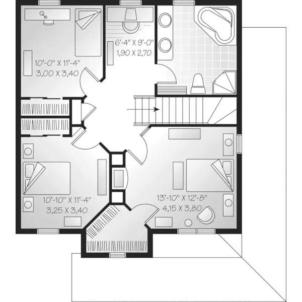 Southern House Plan Second Floor - Hartsgrove Country Farmhouse 032D-0280 - Search House Plans and More