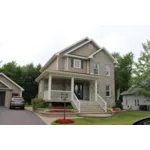 Two-Story House Has Great Narrow Lot Style