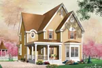 Country House Plan Front Image - Baltic Farm Country Home 032D-0292 - Search House Plans and More