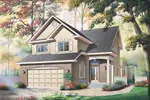 European House Plan Front Image - Pomeroy Park Traditional Home 032D-0342 - Shop House Plans and More