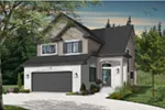 European House Plan Front Photo 03 - Pomeroy Park Traditional Home 032D-0342 - Shop House Plans and More