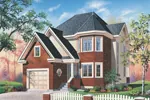 Southern House Plan Front Image - Minerva Bay Traditional Home 032D-0344 - Shop House Plans and More
