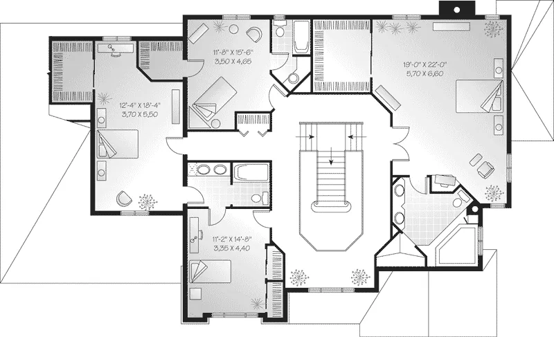 Southern House Plan Second Floor - Riverlea Luxury Home 032D-0346 - Shop House Plans and More
