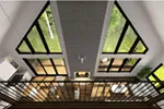 Contemporary House Plan Balcony Photo - Winton Woods A-Frame Home 032D-0353 - Shop House Plans and More