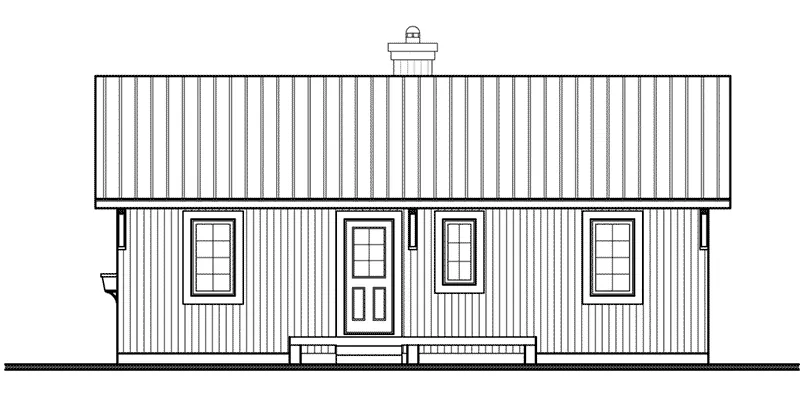 Ranch House Plan Front Elevation - Remington Cove Cottage Home 032D-0357 - Shop House Plans and More