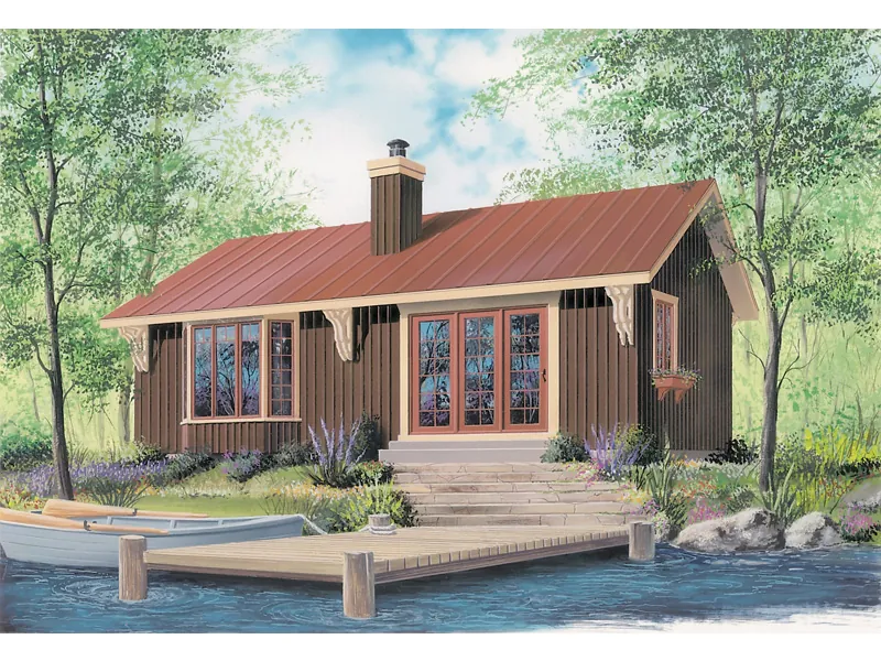 Ranch House Plan Front Image - Remington Cove Cottage Home 032D-0357 - Shop House Plans and More