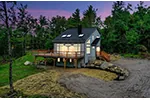 Contemporary House Plan Front Photo 01 - Kissinger Cove Vacation Home 032D-0362 - Search House Plans and More