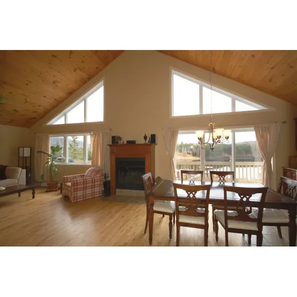 Country House Plan Family Room Photo 02 - Neville Peak Mountain Home 032D-0363 - Shop House Plans and More