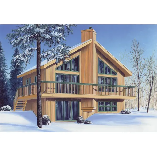 Country House Plan Front Photo 01 - Neville Peak Mountain Home 032D-0363 - Shop House Plans and More