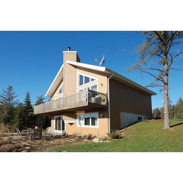 Country House Plan Rear Photo 01 - Neville Peak Mountain Home 032D-0363 - Shop House Plans and More