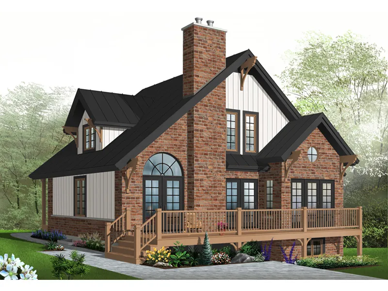 Cabin & Cottage House Plan Front Photo 10 - Duffy Pass Cottage Cabin Home 032D-0368 - Search House Plans and More