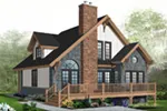 Cabin & Cottage House Plan Front Photo 07 - Duffy Pass Cottage Cabin Home 032D-0368 - Search House Plans and More