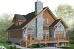 Cabin & Cottage House Plan Color Image of House - Duffy Pass Cottage Cabin Home 032D-0368 - Search House Plans and More
