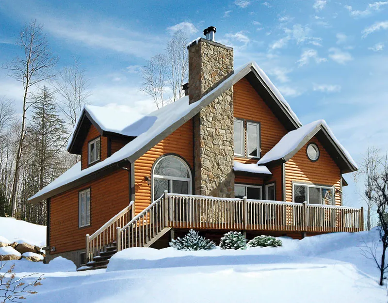 Cabin & Cottage House Plan Rear Photo of House - Duffy Pass Cottage Cabin Home 032D-0368 - Search House Plans and More