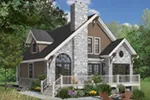 Rustic House Plan Rear Photo 06 - Duffy Pass Cottage Cabin Home 032D-0368 - Search House Plans and More
