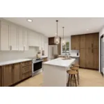 Southern House Plan Kitchen Photo 01 - Geary Place Triplex Town House 032D-0383 - Search House Plans and More