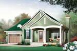Traditional House Plan Front Image - Glenpool Ranch Home 032D-0398 - Search House Plans and More