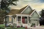 Ranch House Plan Front Image - Drumwright Farm Ranch Home 032D-0402 - Search House Plans and More