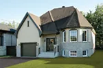 European House Plan Front Photo 01 - Claremore European Ranch Home 032D-0437 - Search House Plans and More