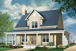 Farmhouse Plan Front Image - Marshburg Country Home 032D-0455 - Shop House Plans and More