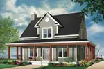 Farmhouse Plan Front Photo 04 - Marshburg Country Home 032D-0455 - Shop House Plans and More