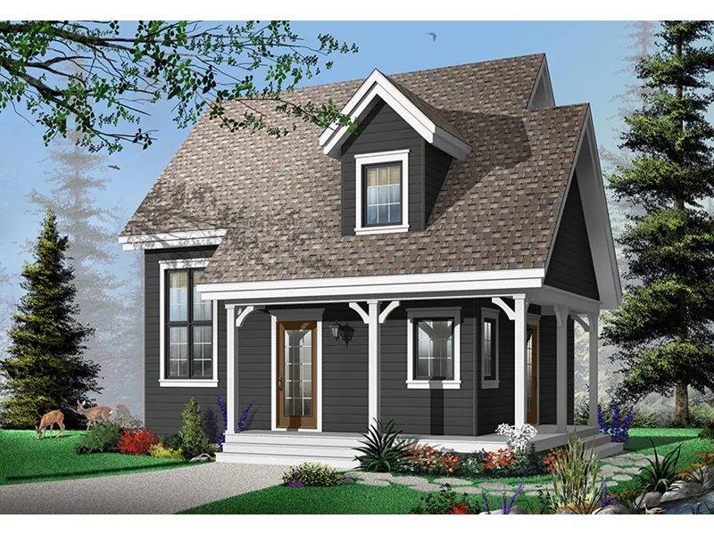 Modern House Plan Front Photo 07 - Colegrove Cottage Home 032D-0456 - Search House Plans and More