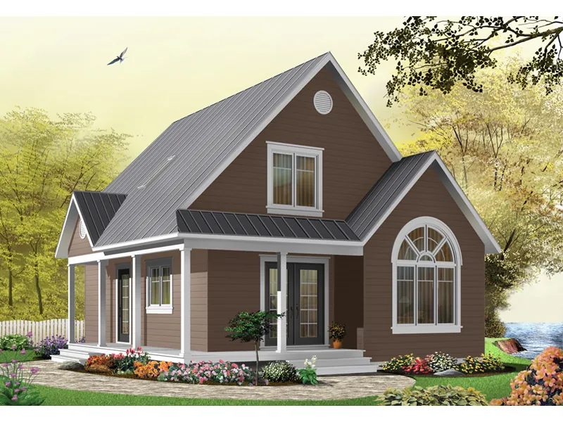 Traditional House Plan Front Photo 11 - Costello Cottage Home 032D-0458 - Search House Plans and More