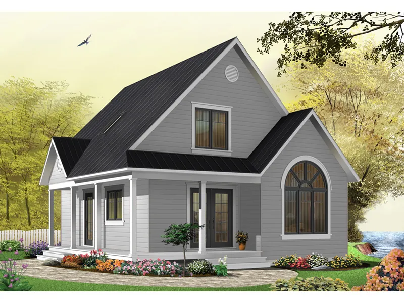 Traditional House Plan Front of Home Photo 12 - Costello Cottage Home 032D-0458 - Search House Plans and More