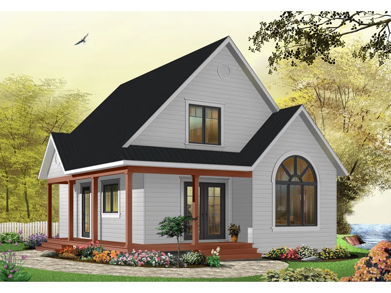 Arts & Crafts House Plan Front Photo 05 - Costello Cottage Home 032D-0458 - Search House Plans and More