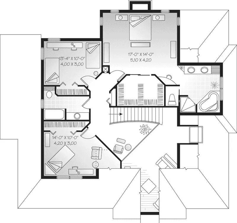 Country House Plan Second Floor - Reidsburg Country Home 032D-0468 - Shop House Plans and More