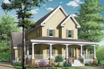 Southern House Plan Front Image - Woodbury Country Home 032D-0478 - Shop House Plans and More
