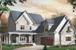 Front Photo 01 - Cairnbrook Country Farmhouse 032D-0482 - Search House Plans and More