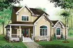 Traditional House Plan Front Image - Morann Country Home 032D-0483 - Shop House Plans and More