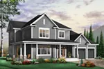 Craftsman House Plan Front Photo 01 - Ansonville Country Home 032D-0485 - Search House Plans and More