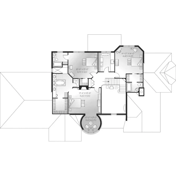 European House Plan Second Floor - Matilda Manor Luxury Home 032D-0492 - Shop House Plans and More