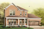 Traditional Home Offers Spacious Covered Porch