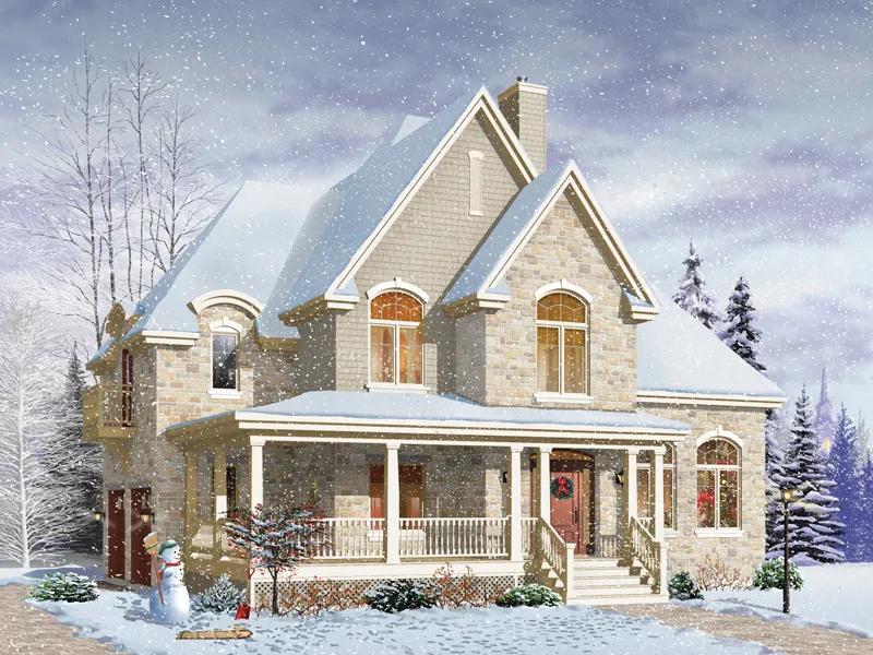 Craftsman House Plan Front Image - Chambersburg Luxury Home 032D-0497 - Search House Plans and More
