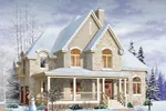 Southern House Plan Front Image - Chambersburg Luxury Home 032D-0497 - Search House Plans and More