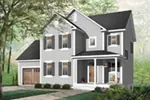 Southern House Plan Front Photo 01 - Kauffman Traditional Home 032D-0500 - Search House Plans and More