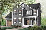 Farmhouse Plan Front Photo 02 - Kauffman Traditional Home 032D-0500 - Search House Plans and More