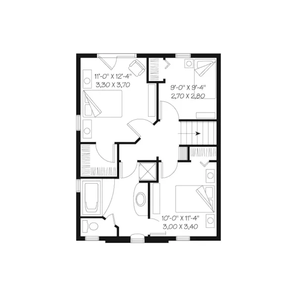 Second Floor - Donegal Pass Country Home 032D-0503 - Search House Plans and More