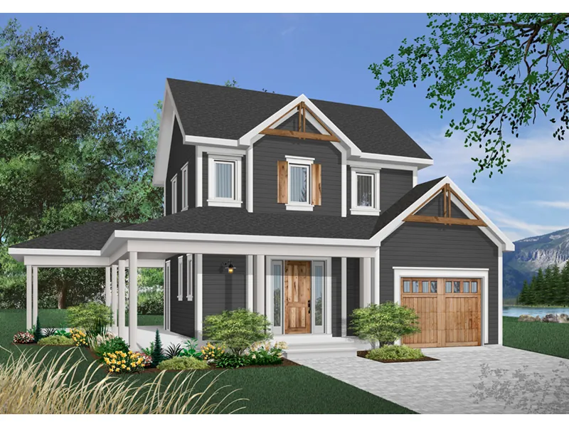 Front Photo 02 - Donegal Pass Country Home 032D-0503 - Search House Plans and More