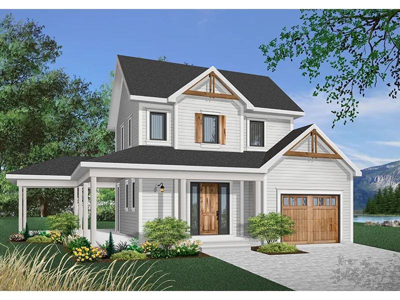 Front Photo 03 - Donegal Pass Country Home 032D-0503 - Search House Plans and More